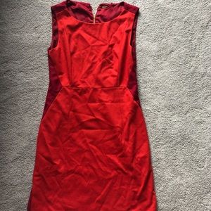 Elie Tahari wool colorblock sheath